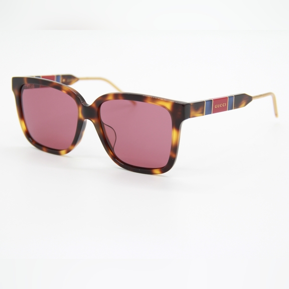 NEW GUCCI GG0599SA 003 UNISEX SUNGLASSES GUCCI GG 0599SA BROWN RED UNISEX GUCCI - Picture 5 of 13